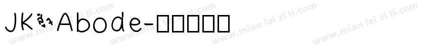 JK Abode字体转换